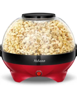 Popcorn Machine, 6-Quart Popcorn Popper maker, Nonstick Plate, Electric Stirring with Quick-Heat Technology, Cool Touch Handles - AliExpress 6